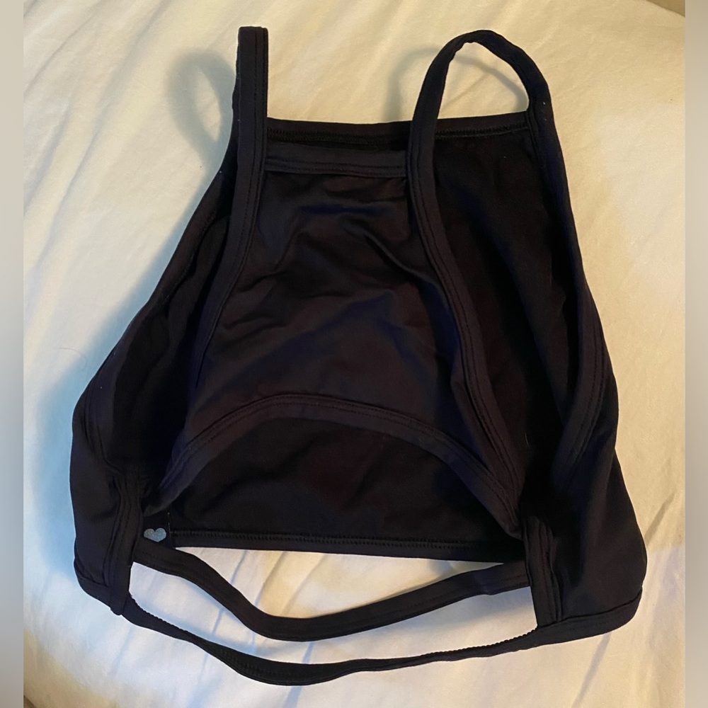 Booty By Brabants Women's Black High-Neck Sports Bra - Picture 2 of 3